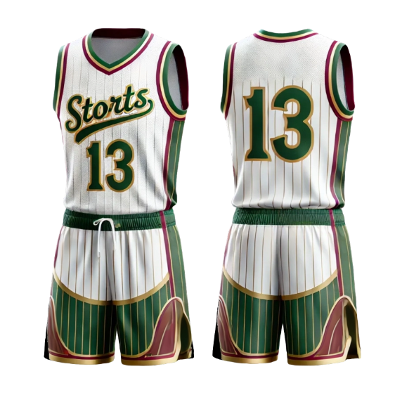 0813 (34) Basketball uniform